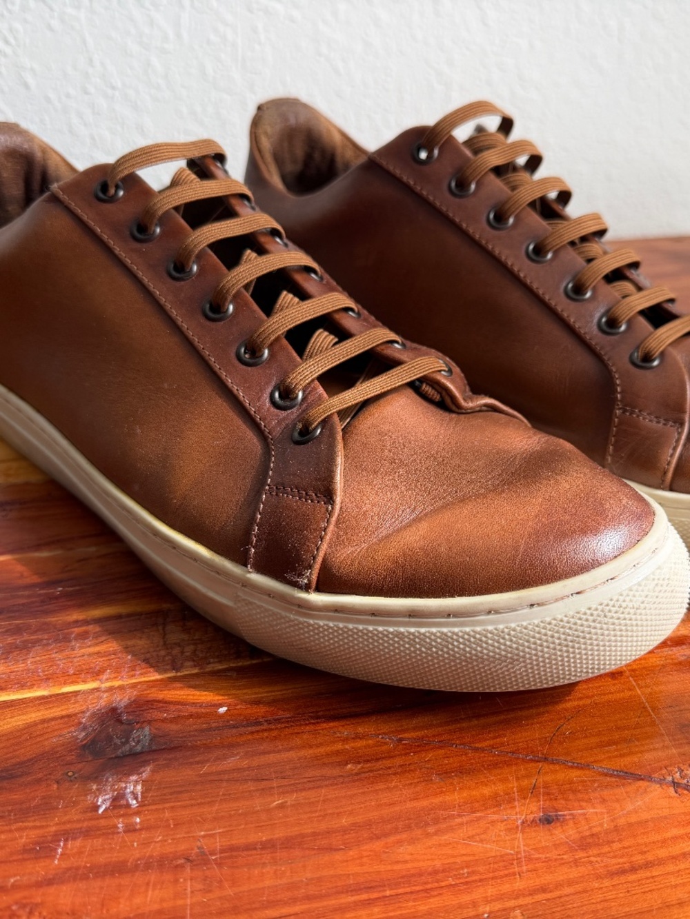 Thursday Boot Company Sneakers Brown Leather Size 12.5